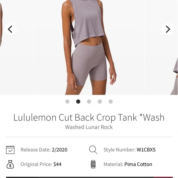 Lululemon Tank Top - Picture 2 of 4